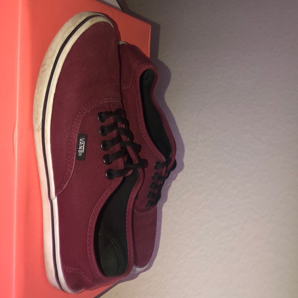 Maroon vans